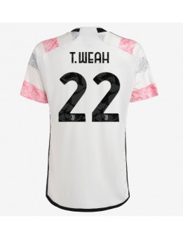 Juventus Timothy Weah #22 Replika Borta Kläder 2023-24 Kortärmad